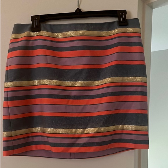 Colorful Striped Mini Skirt - Picture 1 of 2